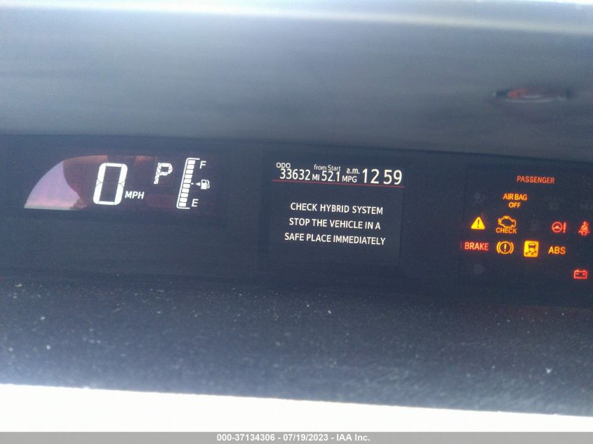 2015 TOYOTA PRIUS C ONE/TWO/THREE/FOUR - JTDKDTB31F1090493