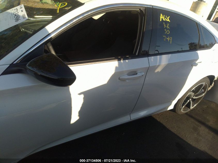 2022 HONDA ACCORD SEDAN SPORT SE - 1HGCV1F48NA096056