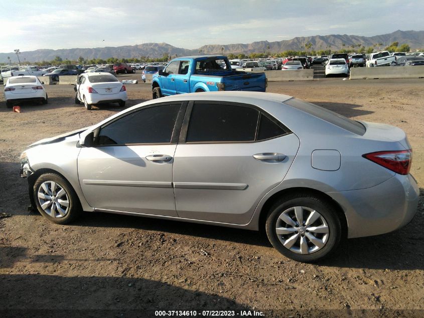 2015 TOYOTA COROLLA L/LE/LE PLS/PRM/S/S PLS - 5YFBURHEXFP272555