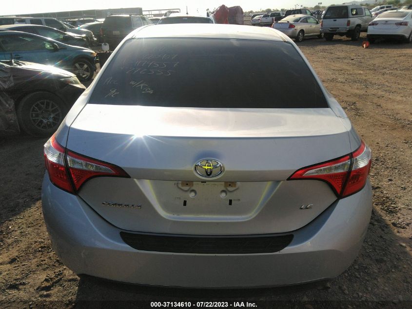 2015 TOYOTA COROLLA L/LE/LE PLS/PRM/S/S PLS - 5YFBURHEXFP272555