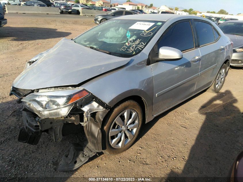 2015 TOYOTA COROLLA L/LE/LE PLS/PRM/S/S PLS - 5YFBURHEXFP272555