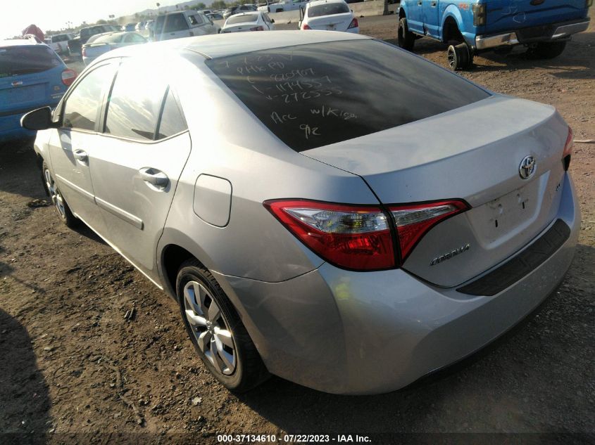 2015 TOYOTA COROLLA L/LE/LE PLS/PRM/S/S PLS - 5YFBURHEXFP272555