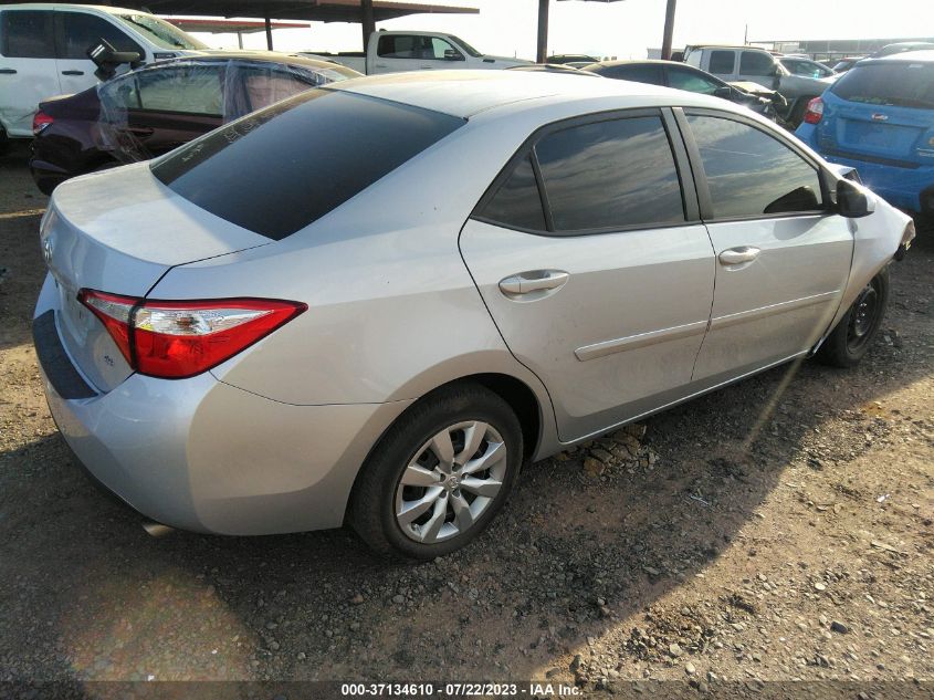 2015 TOYOTA COROLLA L/LE/LE PLS/PRM/S/S PLS - 5YFBURHEXFP272555