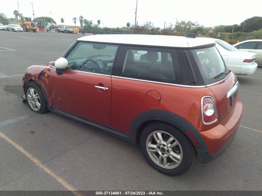 2013 MINI COOPER HARDTOP - WMWSU3C5XDT549356