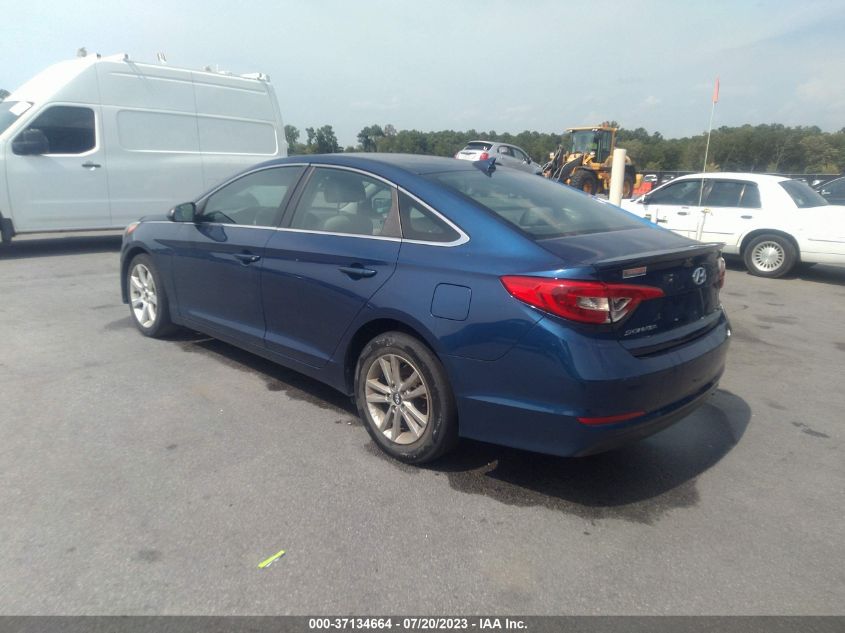 2016 HYUNDAI SONATA 2.4L SE - 5NPE24AF3GH339536