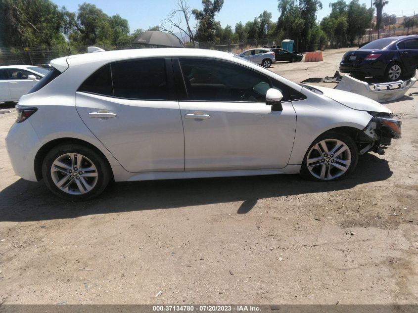 2019 TOYOTA COROLLA HATCHBACK SE/XSE JTNK4RBE1K3038196