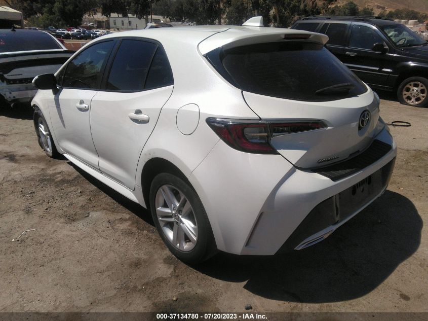 2019 TOYOTA COROLLA HATCHBACK SE/XSE JTNK4RBE1K3038196
