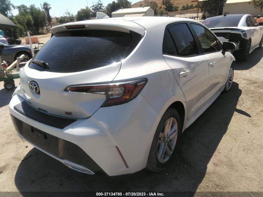 2019 TOYOTA COROLLA HATCHBACK SE/XSE JTNK4RBE1K3038196