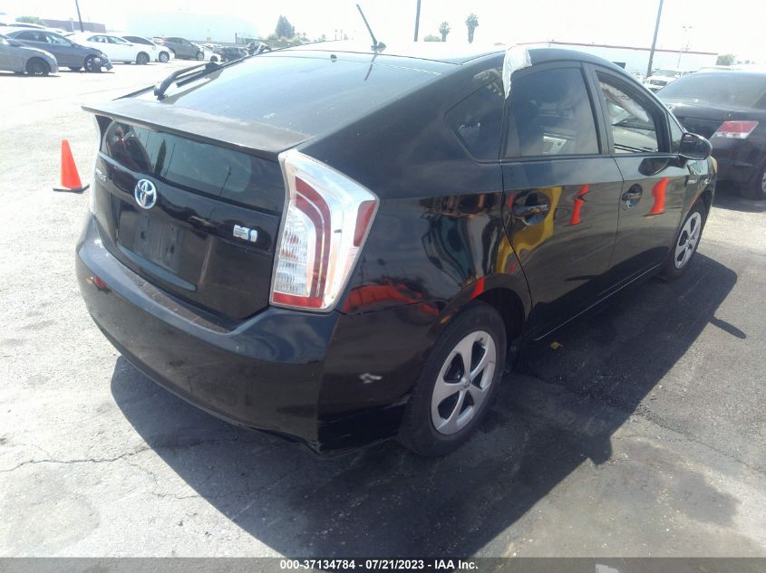 2014 TOYOTA PRIUS FOUR/FIVE/THREE/ONE/TWO - JTDKN3DU3E0372898