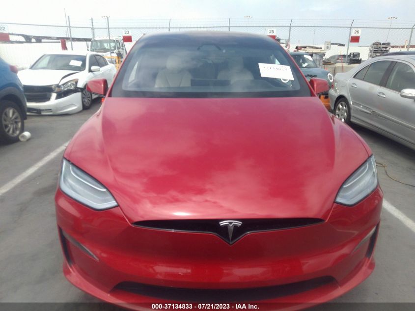 2022 TESLA MODEL X - 7SAXCAE55NF343804
