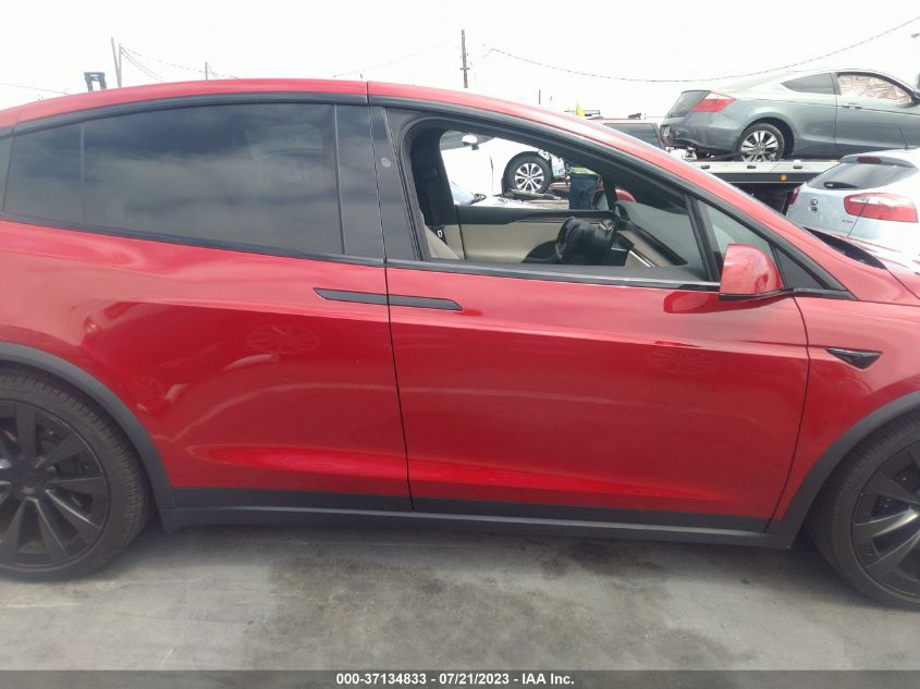 2022 TESLA MODEL X - 7SAXCAE55NF343804