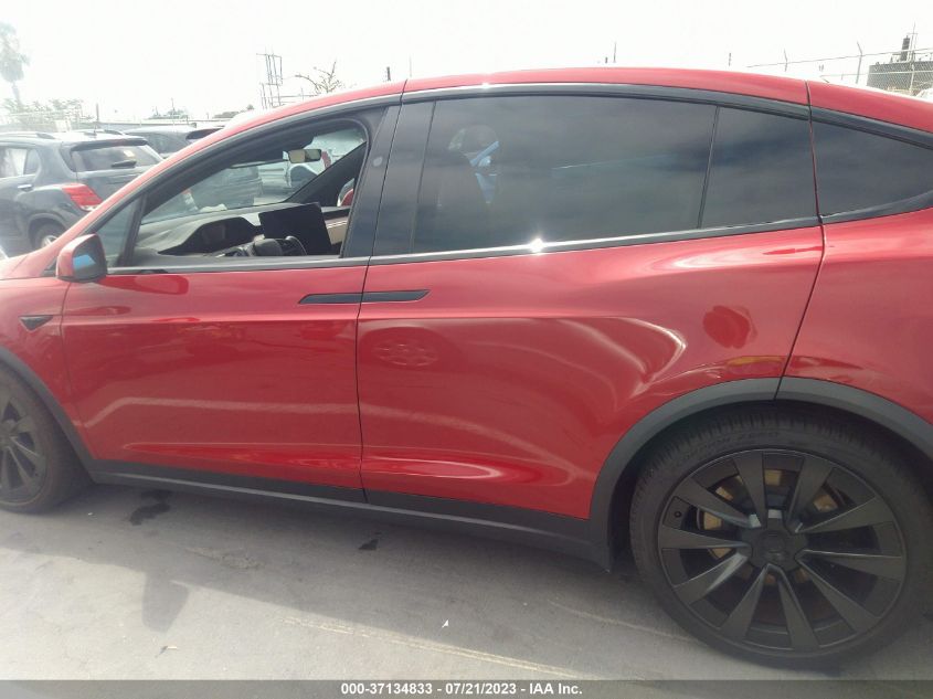 2022 TESLA MODEL X - 7SAXCAE55NF343804