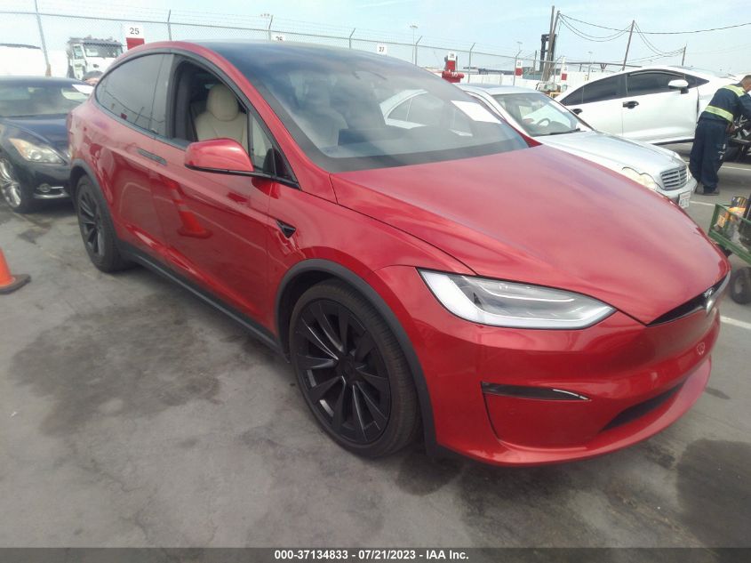 2022 TESLA MODEL X - 7SAXCAE55NF343804