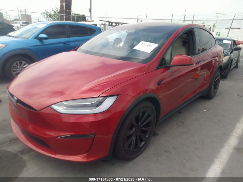 2022 TESLA MODEL X - 7SAXCAE55NF343804