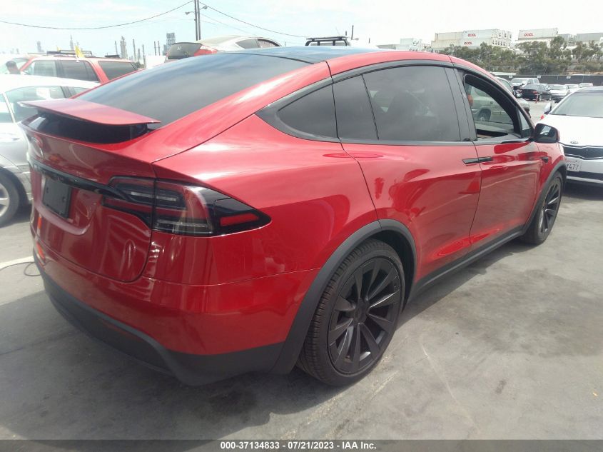2022 TESLA MODEL X - 7SAXCAE55NF343804