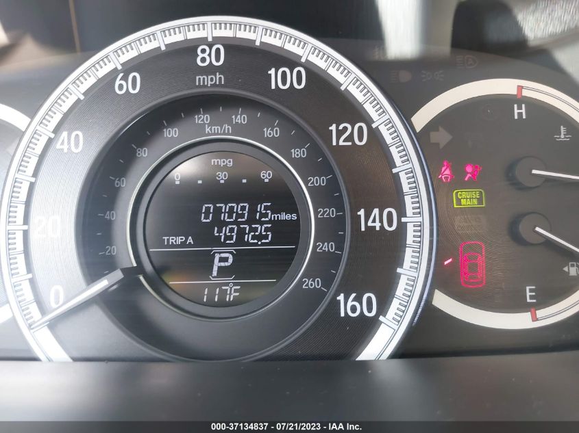 2016 HONDA ACCORD SEDAN EX - 1HGCR2F76GA029981