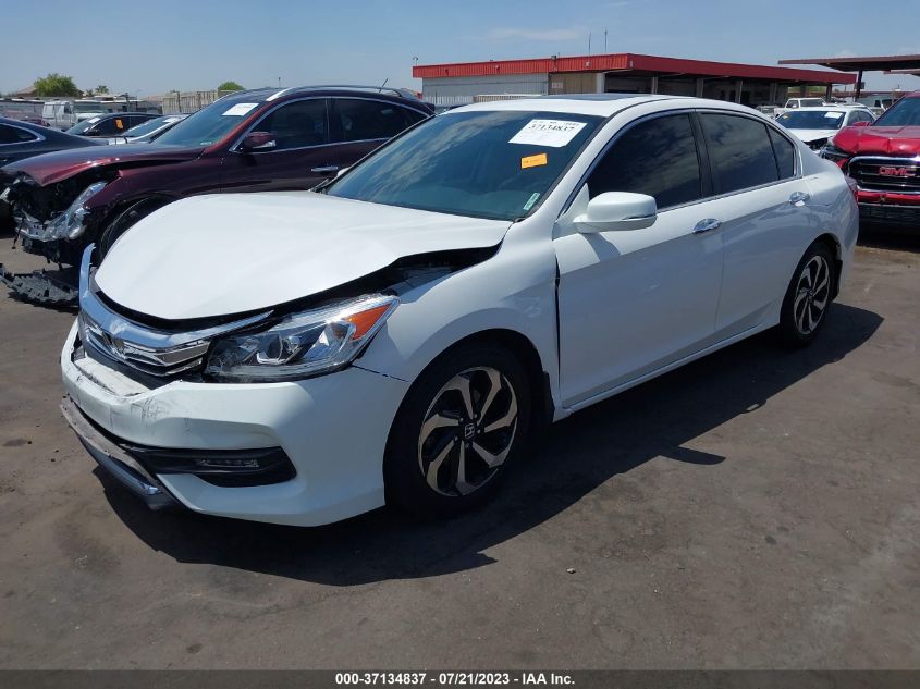 2016 HONDA ACCORD SEDAN EX - 1HGCR2F76GA029981