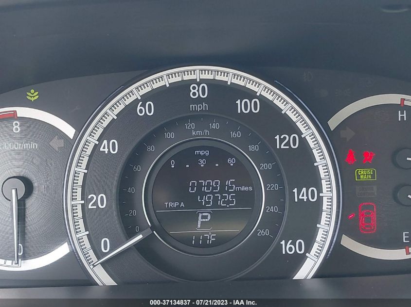 2016 HONDA ACCORD SEDAN EX - 1HGCR2F76GA029981