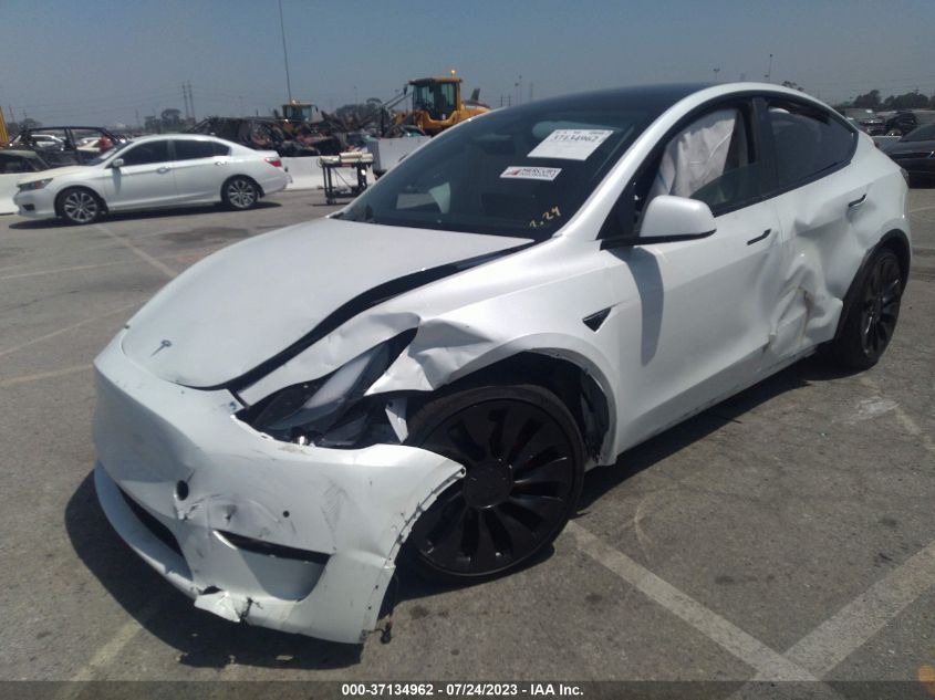 2022 TESLA MODEL Y PERFORMANCE - 7SAYGDEF5NF485718