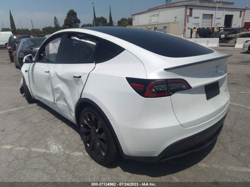 2022 TESLA MODEL Y PERFORMANCE - 7SAYGDEF5NF485718