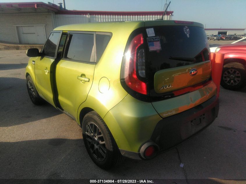 2015 KIA SOUL + - KNDJP3A50F7781131