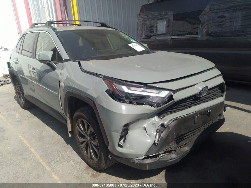 2022 TOYOTA RAV4 HYBRID XLE PREMIUM - JTMB6RFV8ND521160