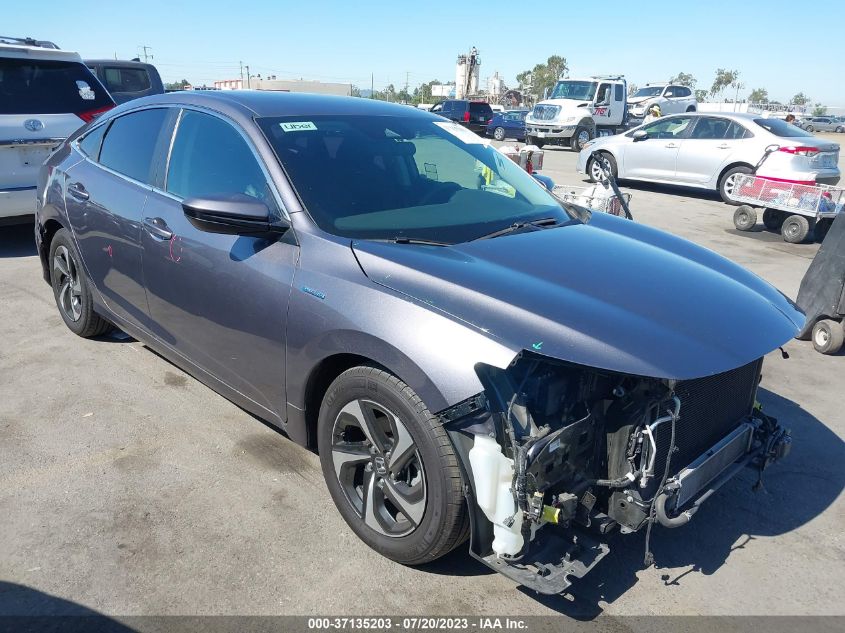 2021 HONDA INSIGHT EX - 19XZE4F57ME002389