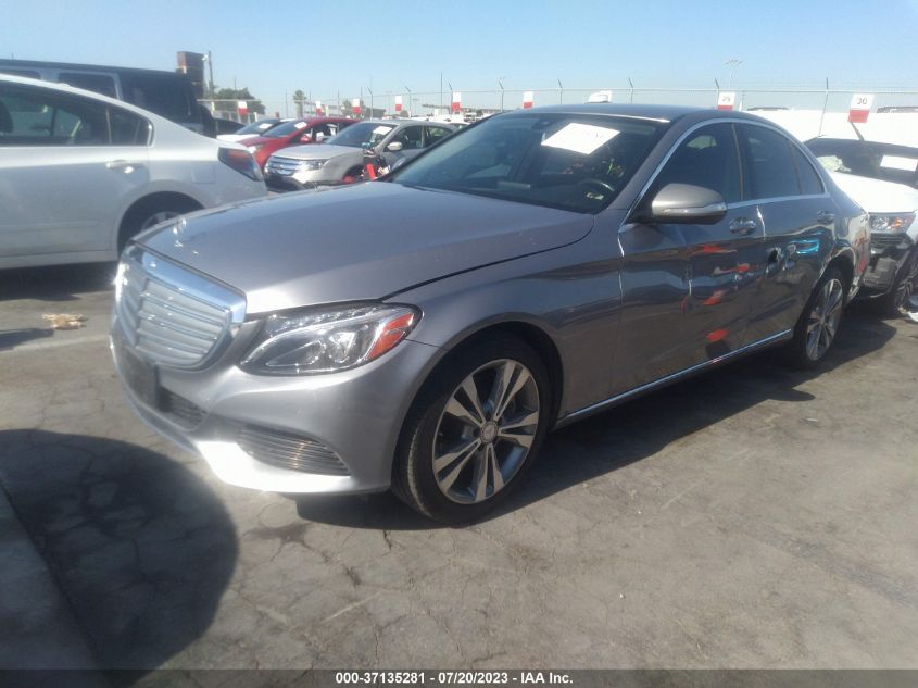 55SWF4JB4FU078872 2015 MERCEDES-BENZ C-CLASS - Image 2