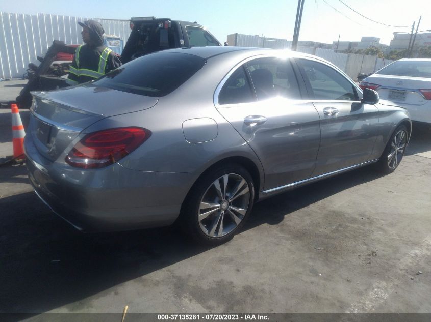 55SWF4JB4FU078872 2015 MERCEDES-BENZ C-CLASS, photo no. 4