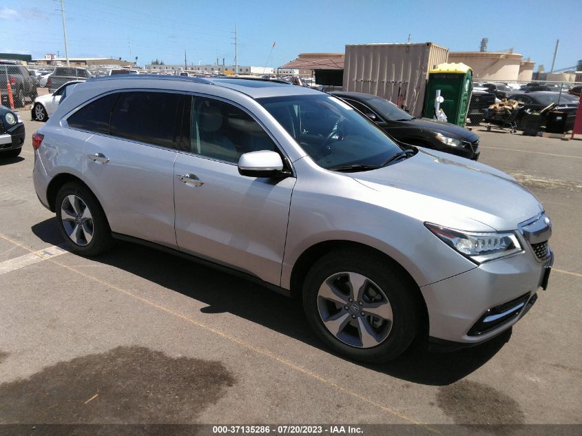 2015 ACURA MDX - 5FRYD4H25FB007894