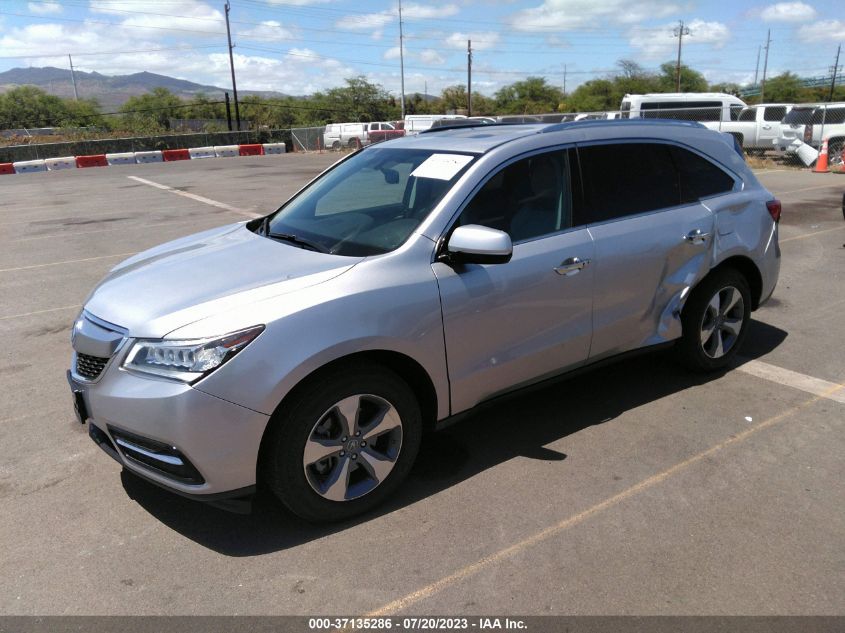 2015 ACURA MDX - 5FRYD4H25FB007894