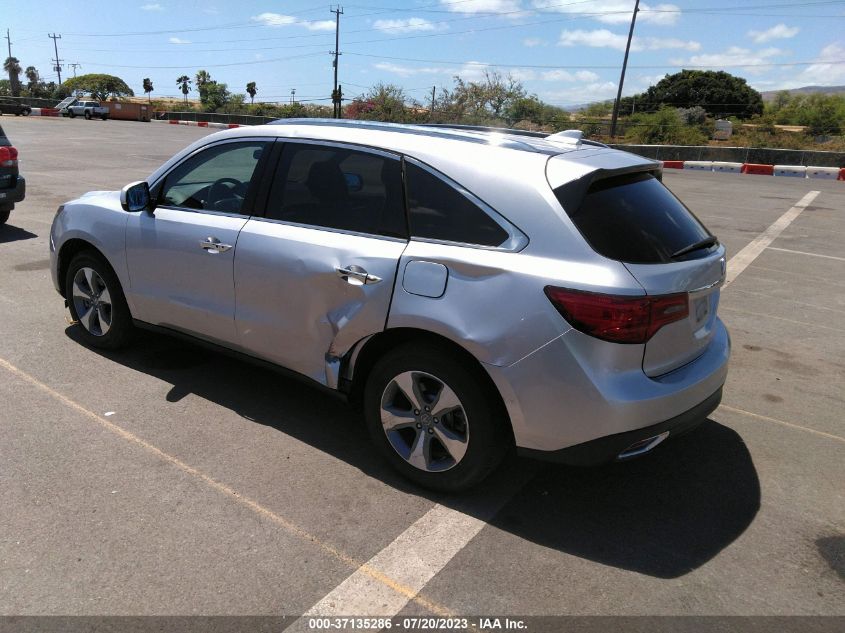 2015 ACURA MDX - 5FRYD4H25FB007894