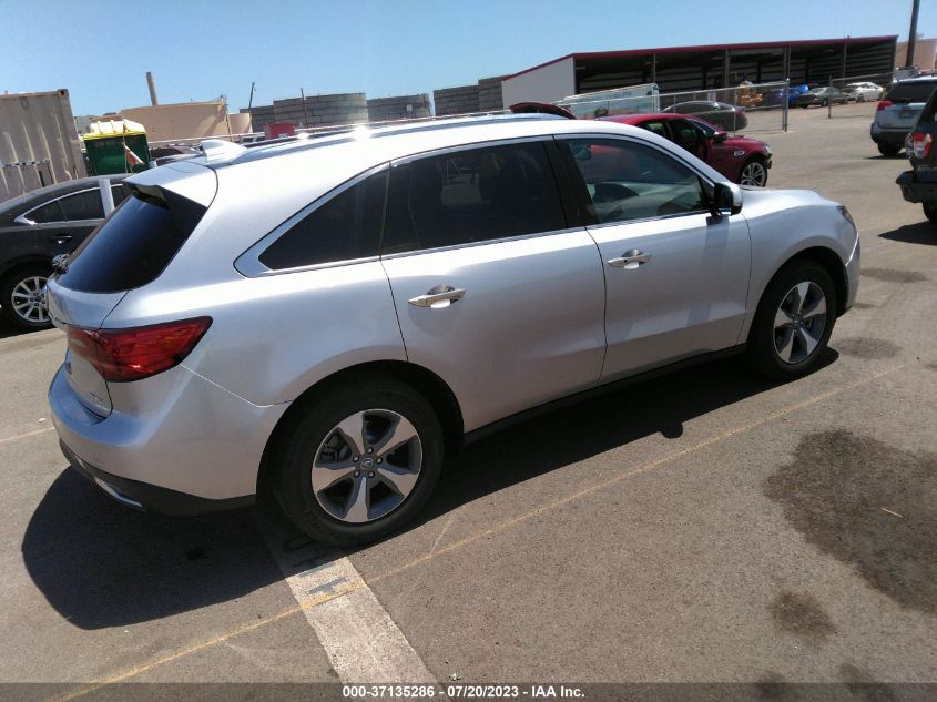2015 ACURA MDX - 5FRYD4H25FB007894