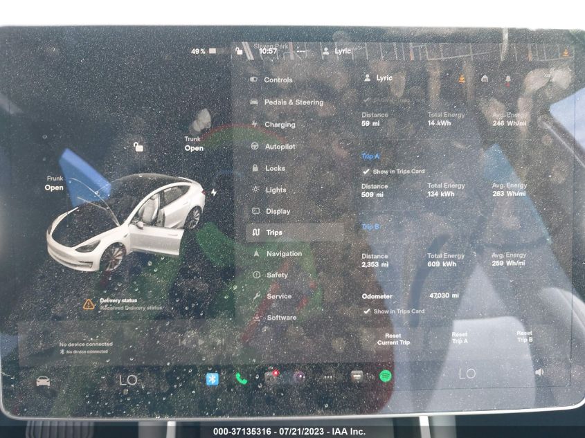 2020 TESLA MODEL 3 - 5YJ3E1EB8LF713006