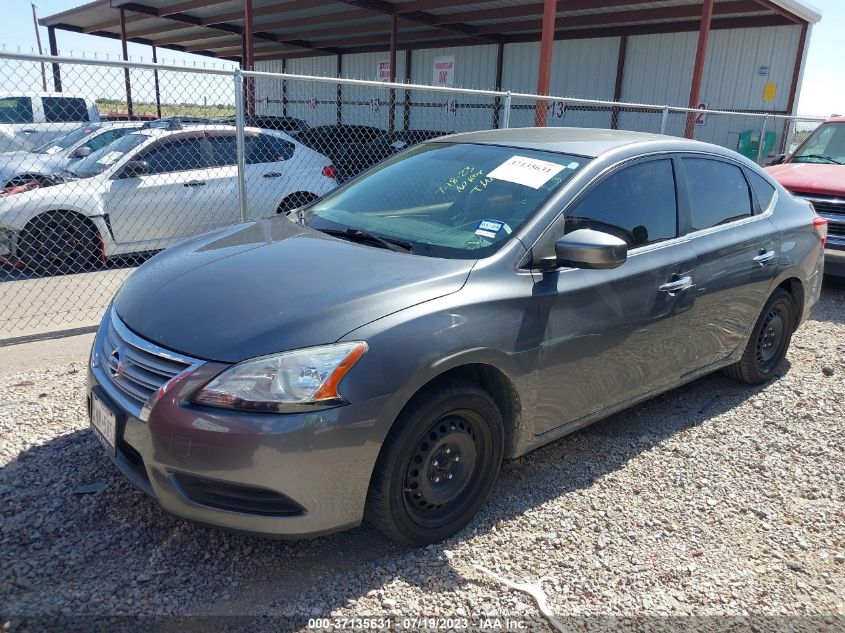 2015 NISSAN SENTRA SR/SL/S/SV/FE+ S - 3N1AB7AP3FL647042