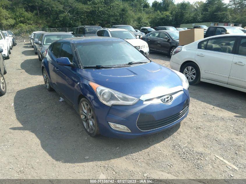 2013 HYUNDAI VELOSTER W/BLACK INT - KMHTC6AD2DU102807