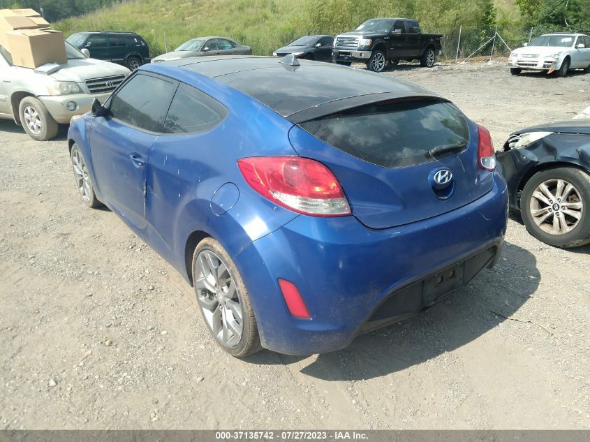 2013 HYUNDAI VELOSTER W/BLACK INT - KMHTC6AD2DU102807