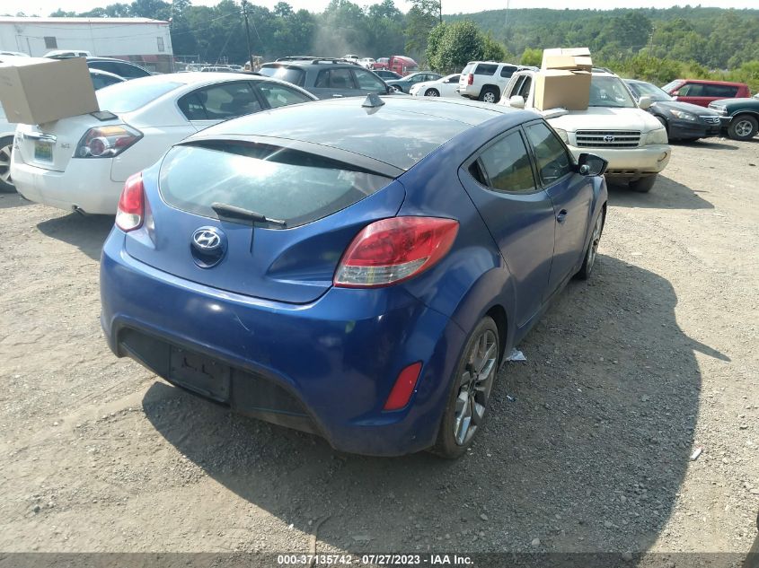 2013 HYUNDAI VELOSTER W/BLACK INT - KMHTC6AD2DU102807