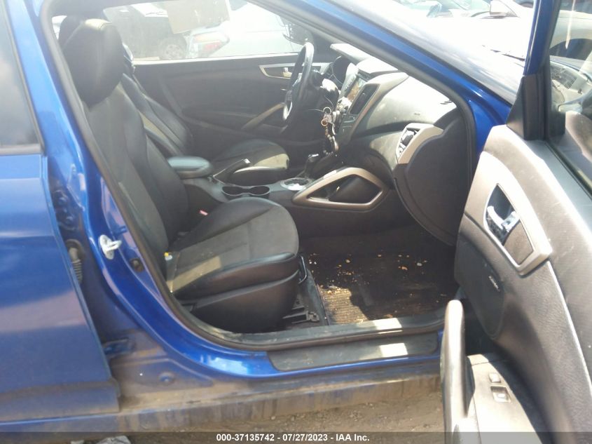 2013 HYUNDAI VELOSTER W/BLACK INT - KMHTC6AD2DU102807