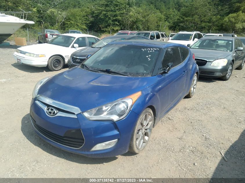 2013 HYUNDAI VELOSTER W/BLACK INT - KMHTC6AD2DU102807