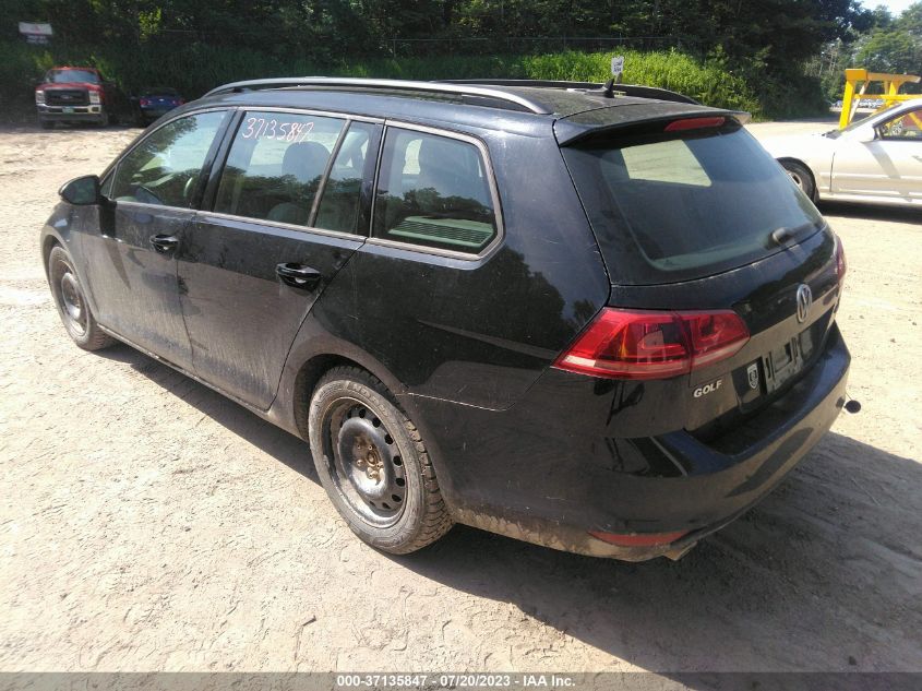 2017 VOLKSWAGEN GOLF SPORTWAGEN S 3VWU17AU5HM519995