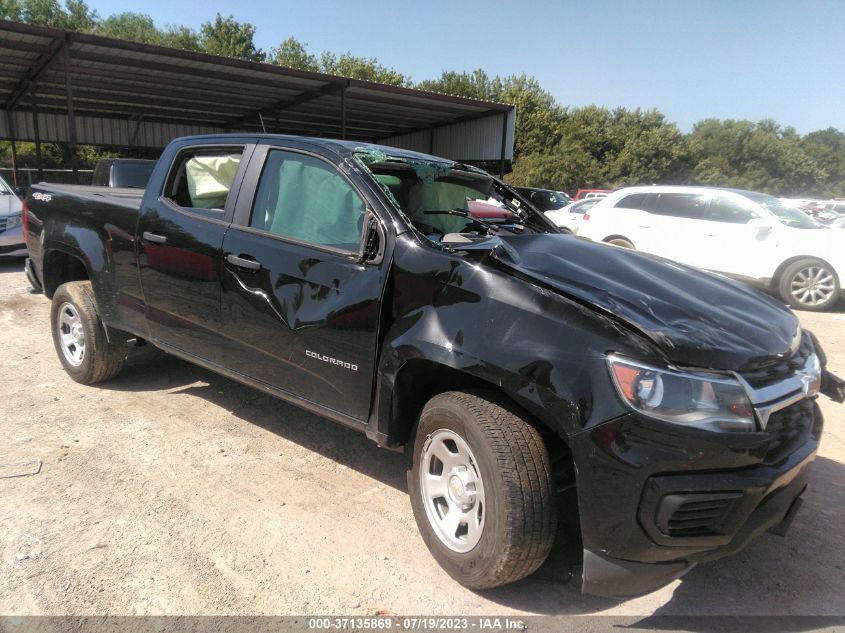 2021 CHEVROLET COLORADO 4WD WORK TRUCK - 1GCGTBENXM1182490