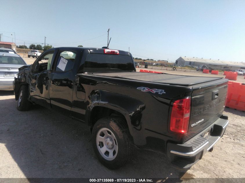 2021 CHEVROLET COLORADO 4WD WORK TRUCK - 1GCGTBENXM1182490