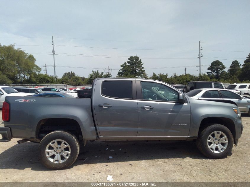 2022 CHEVROLET COLORADO 4WD LT - 1GCGTCEN2N1249641