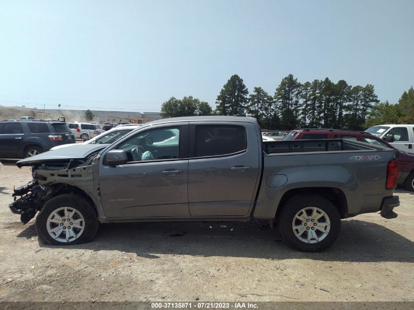 2022 CHEVROLET COLORADO 4WD LT - 1GCGTCEN2N1249641