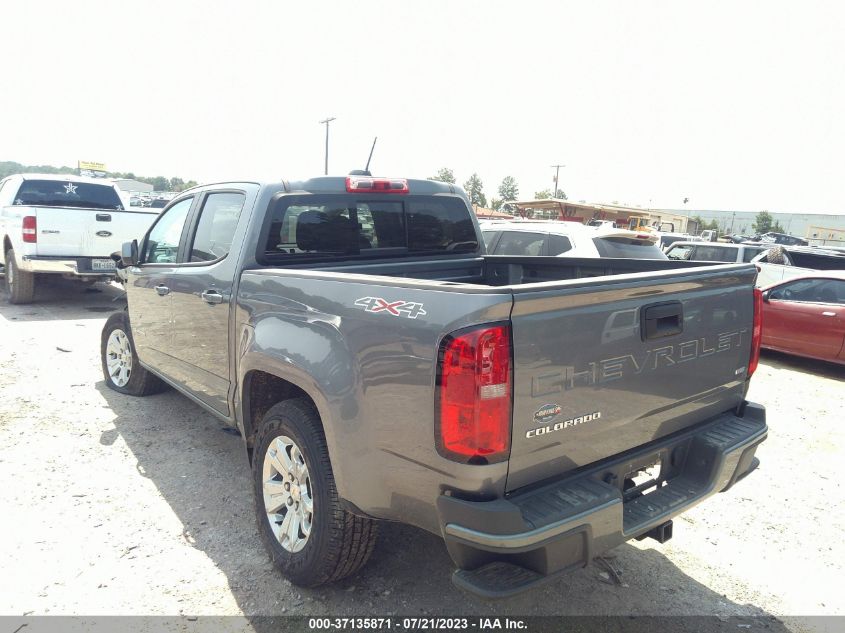 2022 CHEVROLET COLORADO 4WD LT - 1GCGTCEN2N1249641