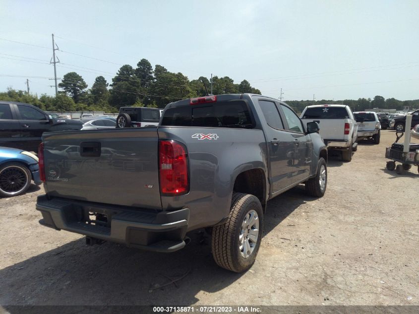 2022 CHEVROLET COLORADO 4WD LT - 1GCGTCEN2N1249641