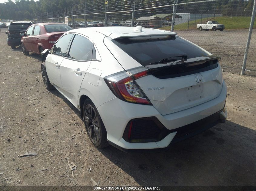 2019 HONDA CIVIC HATCHBACK EX - SHHFK7H61KU207649