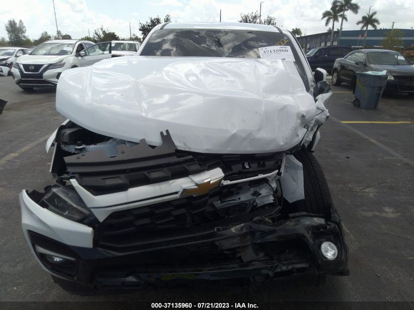 2022 CHEVROLET COLORADO 4WD LT - 1GCGTCEN5N1227049