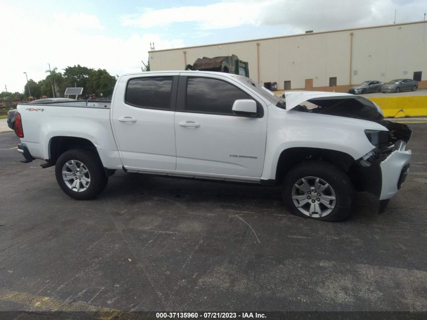 2022 CHEVROLET COLORADO 4WD LT - 1GCGTCEN5N1227049